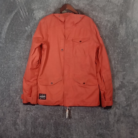 Dekine mercer ski men's jacket orange primaloft  Outdoor Gorp medium - Picture 2 of 9